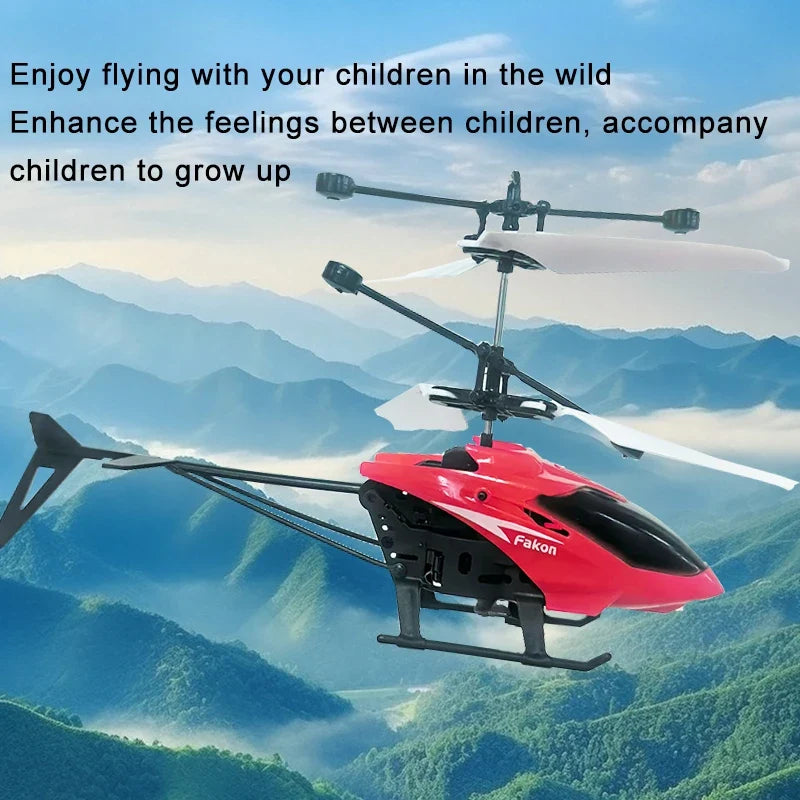 Mini Drone Rechargeable Mini RC Drone Remote Safe Fall-resistant RC Helicopters Drone Children Toys（No Remote Control Battery)
