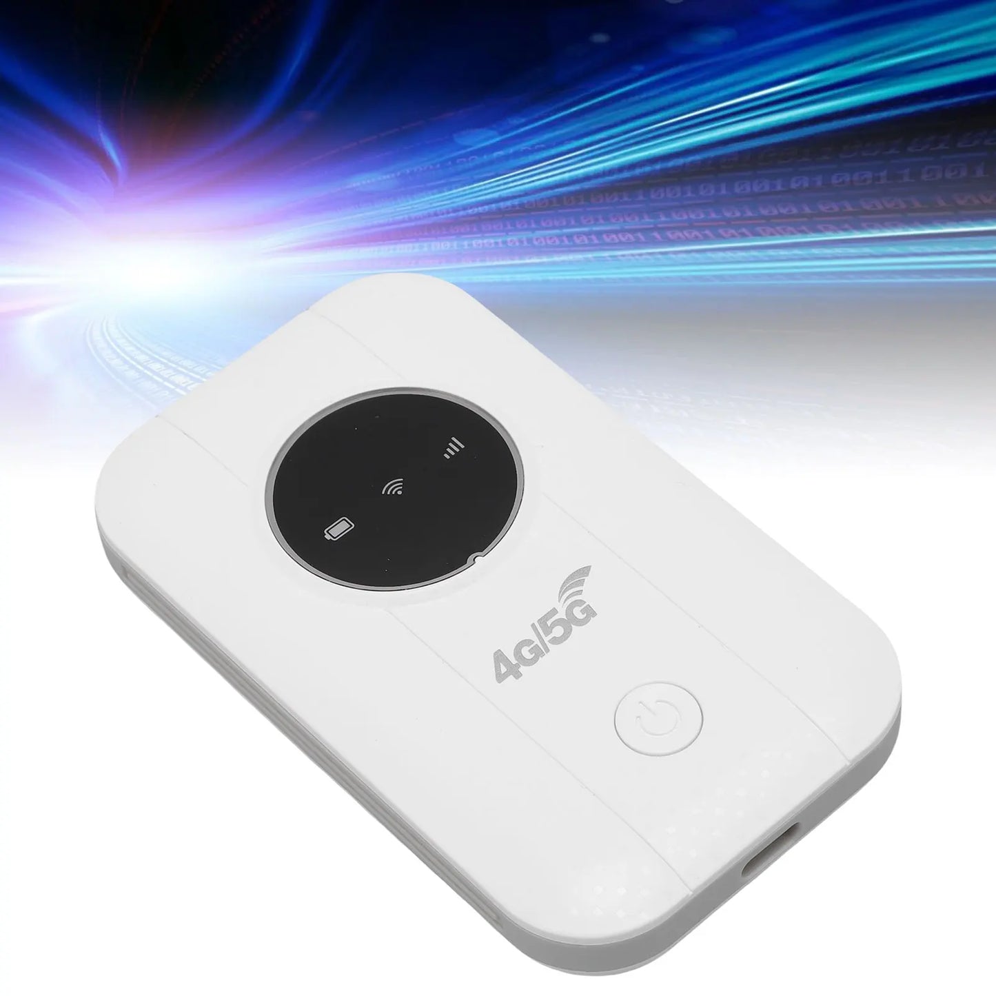 Portable WiFi Hotspot Supports 10 Connected Devices 300Mbps 3650mAh Battery Portable WiFi Router Plug and Play 4G 5G for RV
