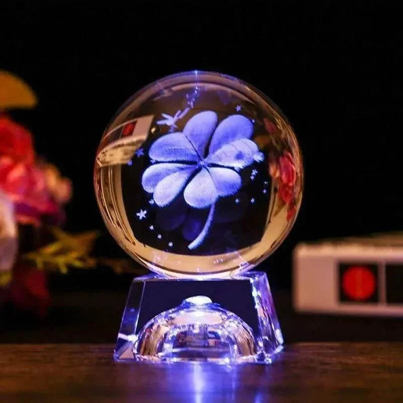 3D LED Crystal Ball Collectible