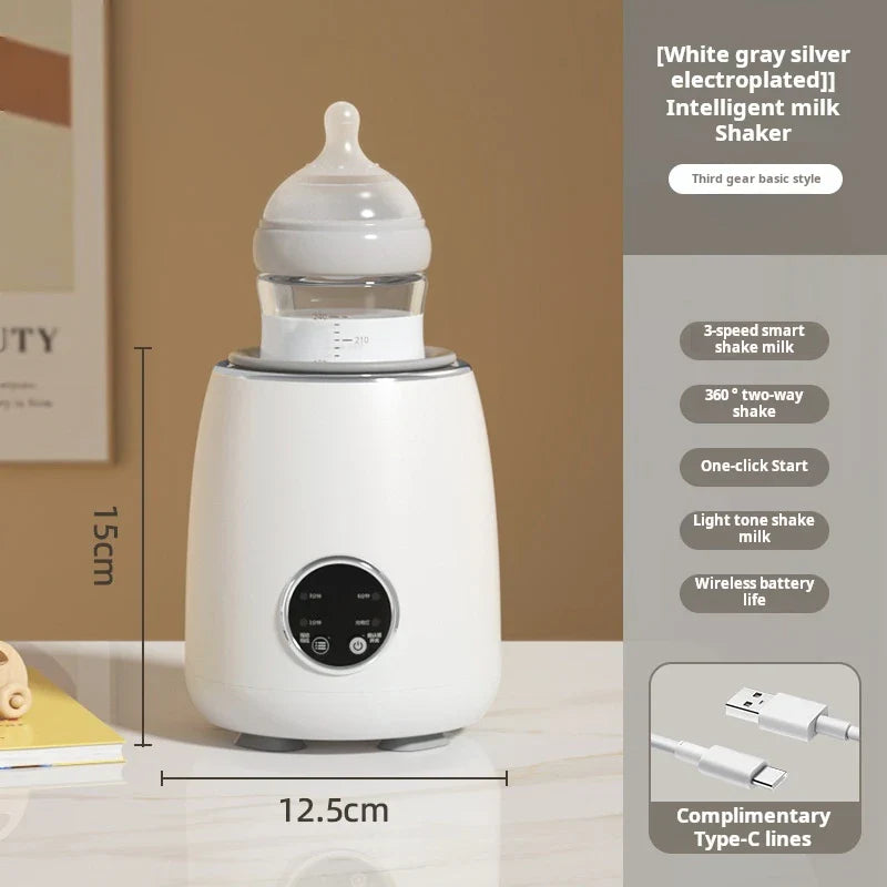 Bottle shaker outdoor baby milk powder warmer usb rechargeable multifunctional electric shaker milk warmer constant temperature
