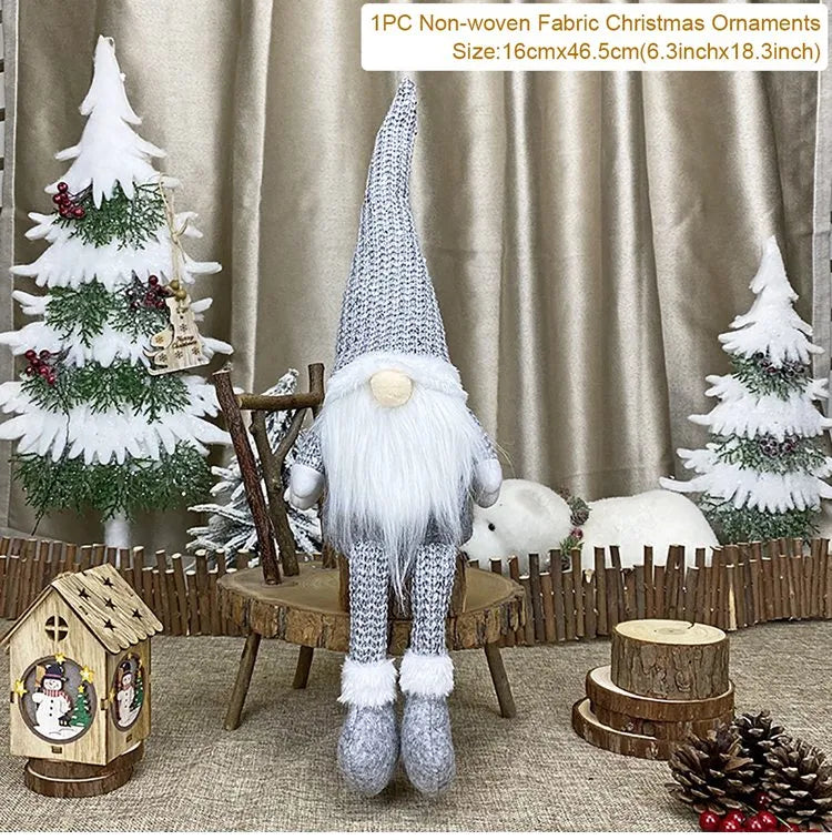 Christmas Faceless Doll Gnome 2023 Merry Christmas Decorations For Home Cristmas Ornament Xmas Navidad Natal New Year 2024