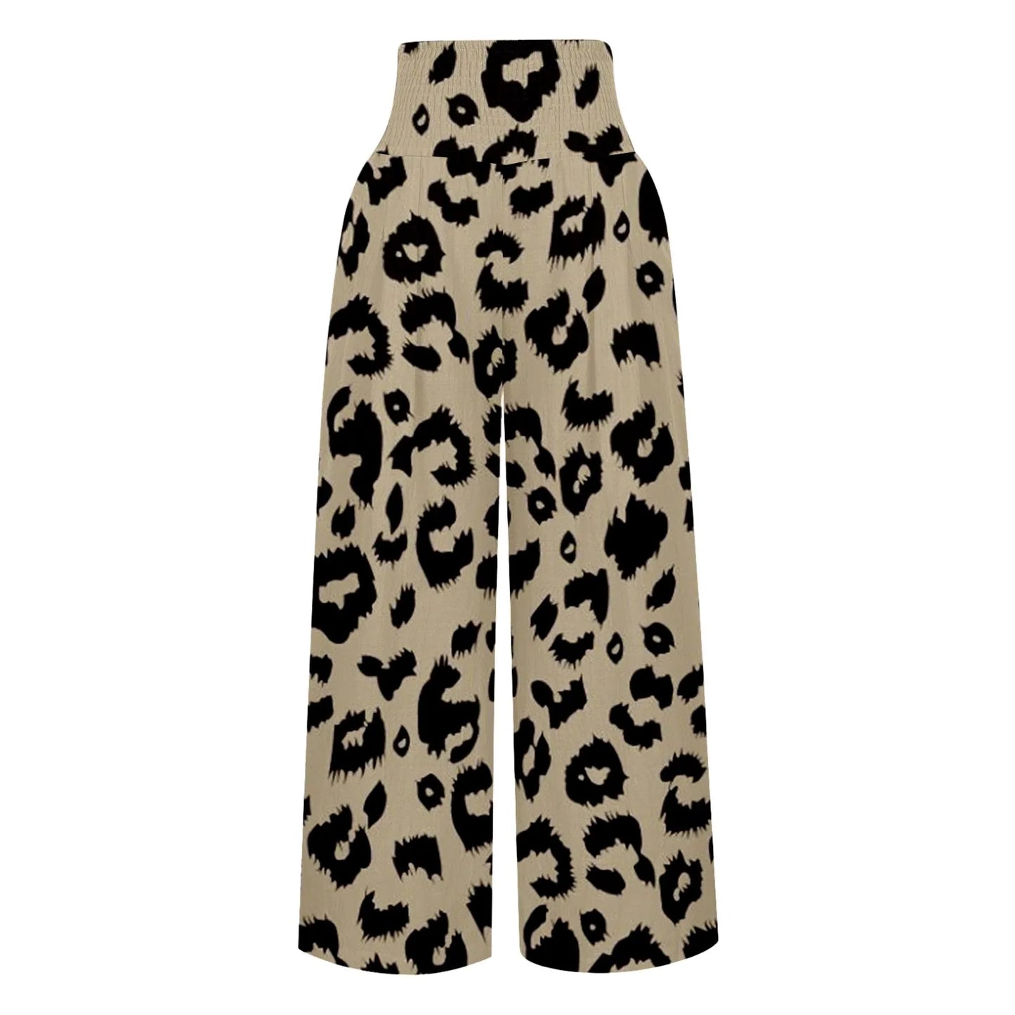 Dot Printed High Waisted Wide Leg Summer Pants For Teen Girls Women Casual Fit Palazzo Pants Beach Trendy Trouses With Pockets
