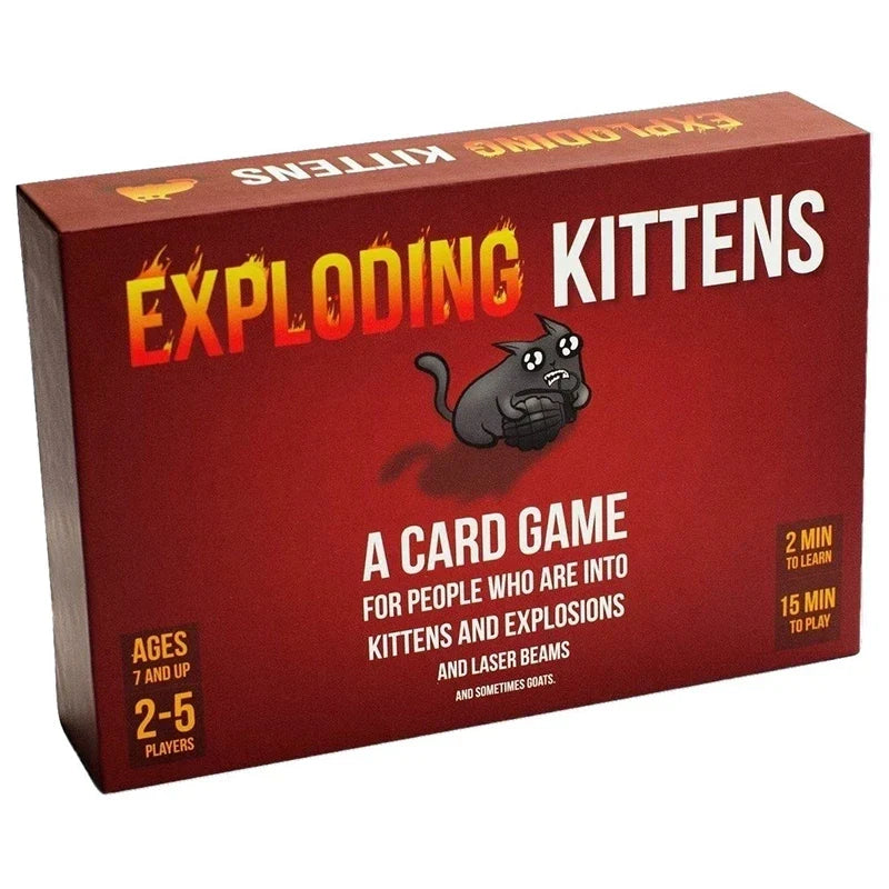 Organ Attack Exploding Kittens Card Game Tabletop Card Game Original  Fun Family Games