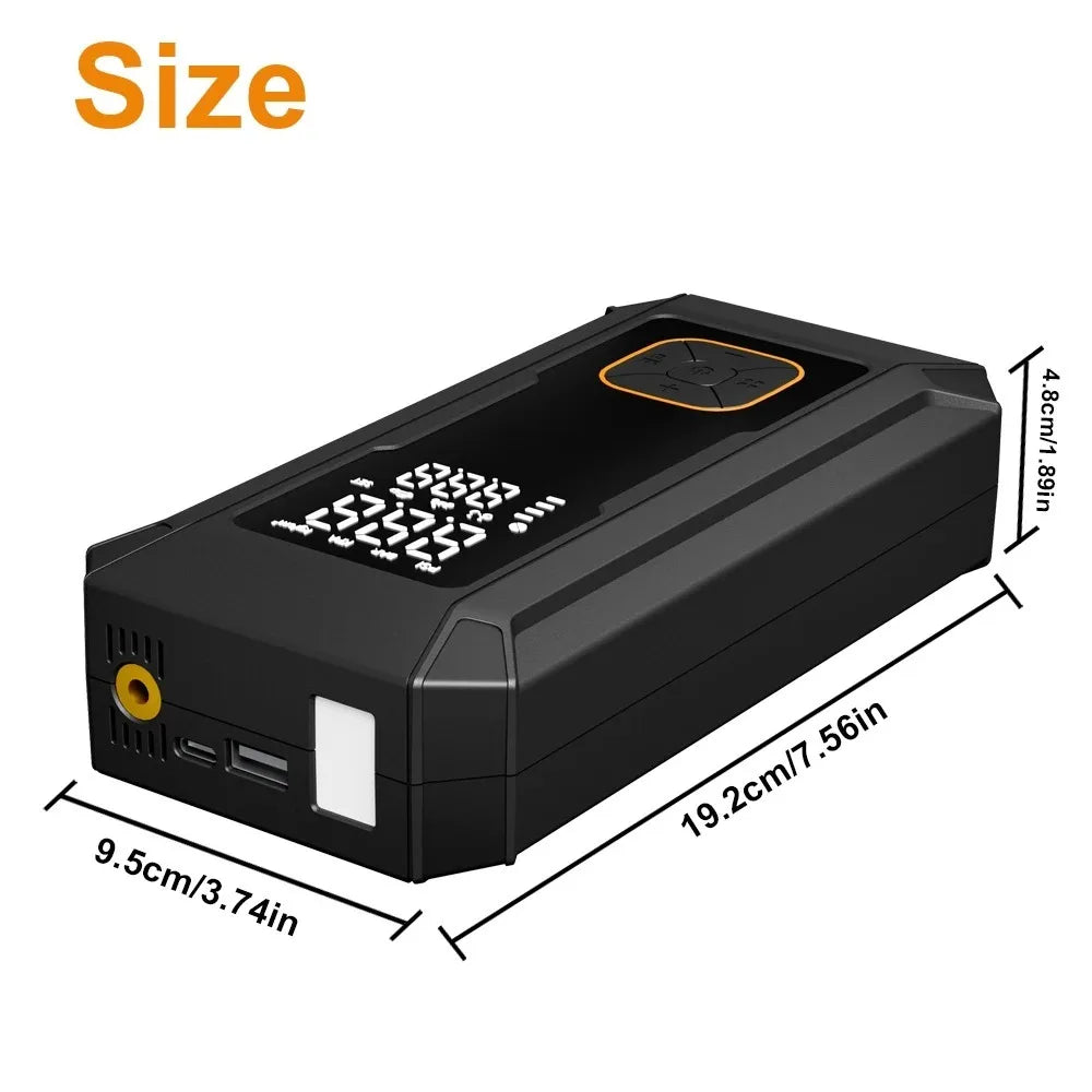 Car Jump Starter with Air Pump 4000A Auto Battery Booster &150PSI Tire Inflator.