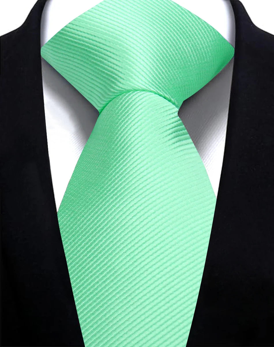 Solid Tie 7.5cm Necktie For Men Fashion, Wedding  Slim Blue Gray.