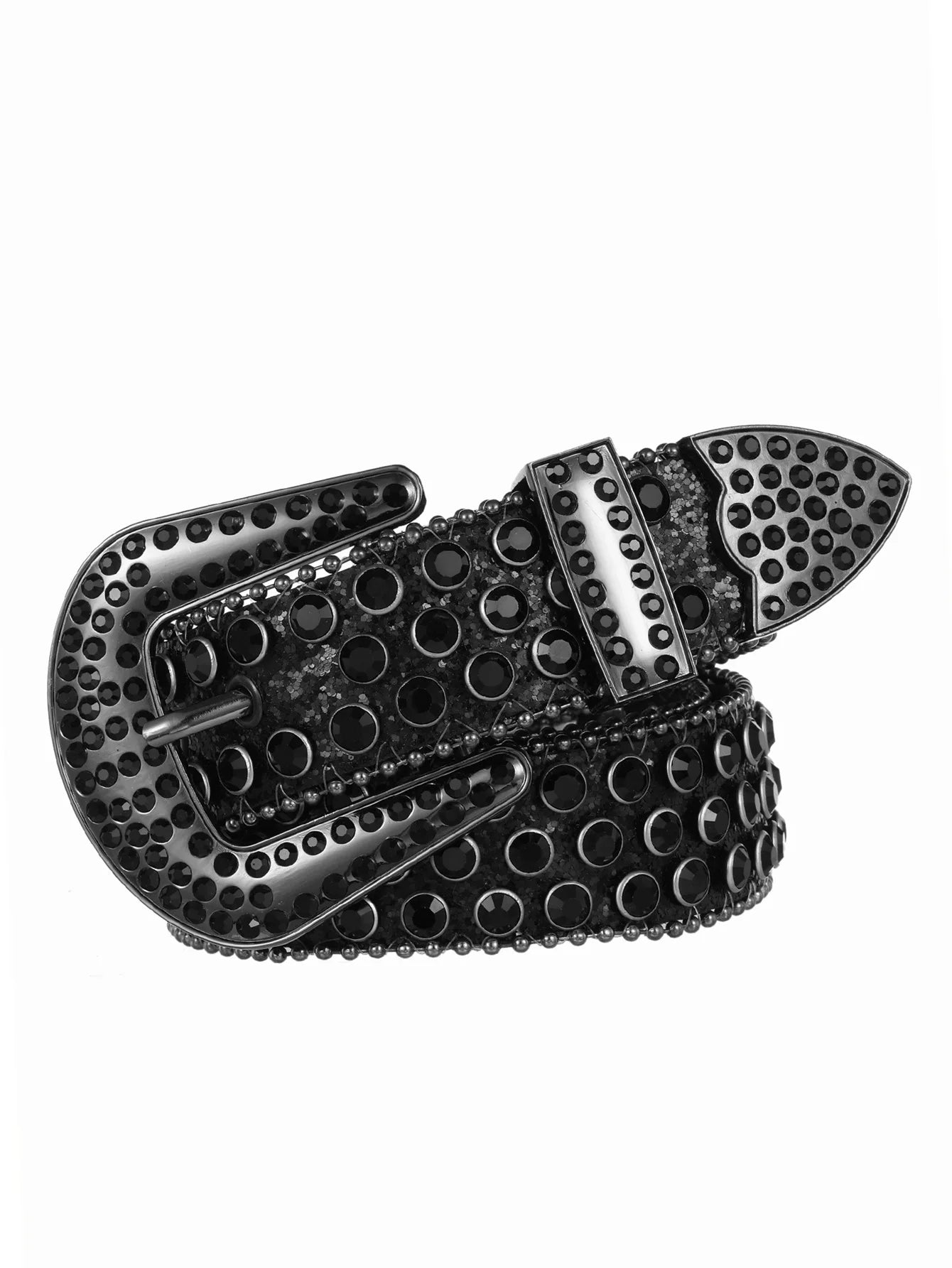 Decorative Women's Belt BB Simon Diamond Fashion Western Belt Full Diamond Embedding PU Wide Crystal Diamond Be