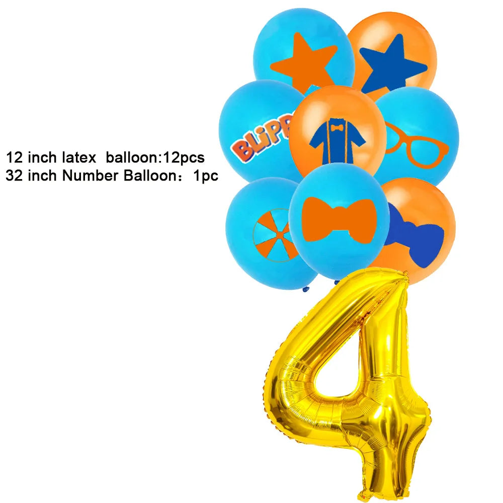 Bli-Ppi-Toy English Teacher Theme Birthday Party Decorative Disposable Tableware Set Background Balloon Banner Baby Shower Gift