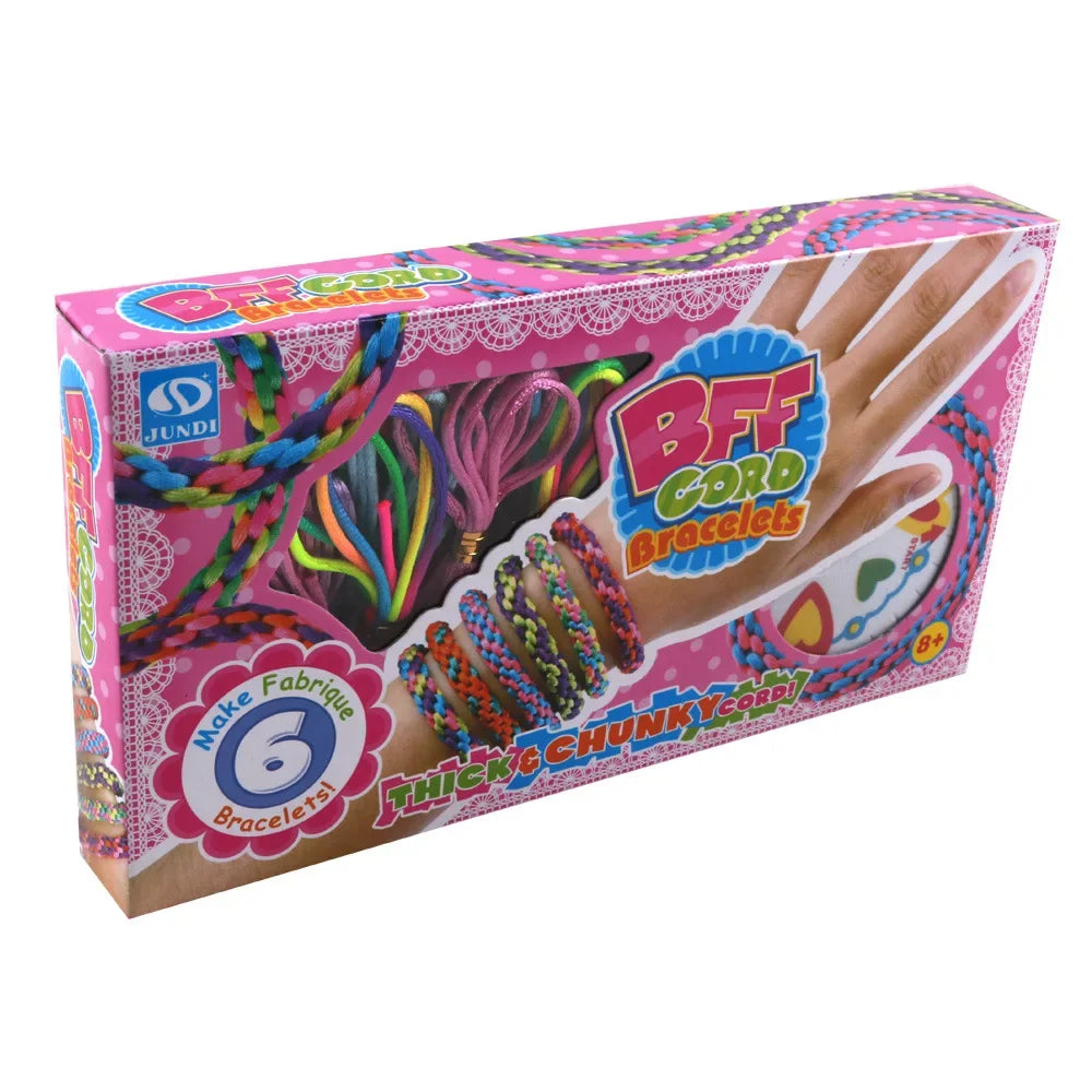 Girls DIY Bracelet Making Kit Jewellery Making Kit Arts for Kids Friendship Craft Kit for 5-12 Years Old Kid Girls toys gift