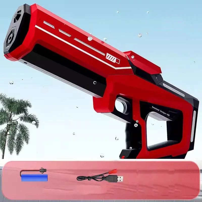Kids Electric Water Gun Toys Summer Outdoor Beach Battle Game Full Induction Absorb Water Spray Guns for Children Gift