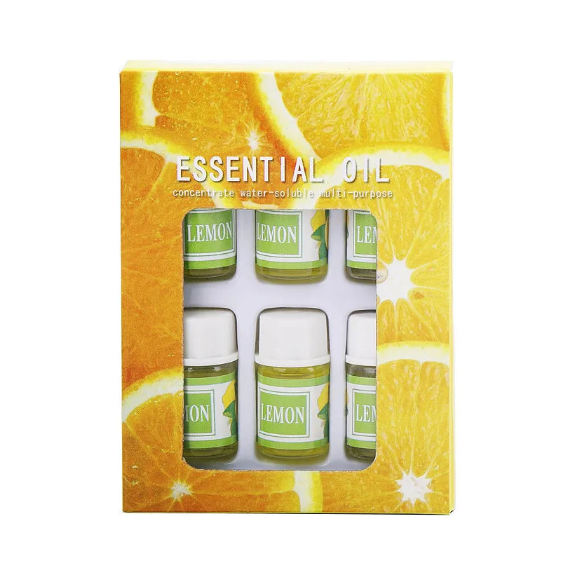 6pcs 3ml Essential Oil For Home Car Humidifier Diffuser Aromatherapy Oils 6 Kind 3ml Natural Fragrance Spa Perfumed Solution