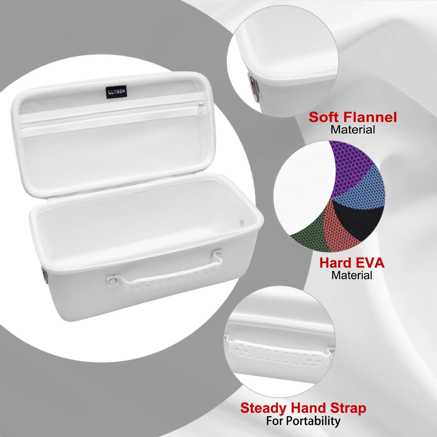 Bluetooth Speaker Case for Bose SoundLink Max Portable Bluetooth Speaker Storage Carrying Bag Accessories for Bluetooth Speaker