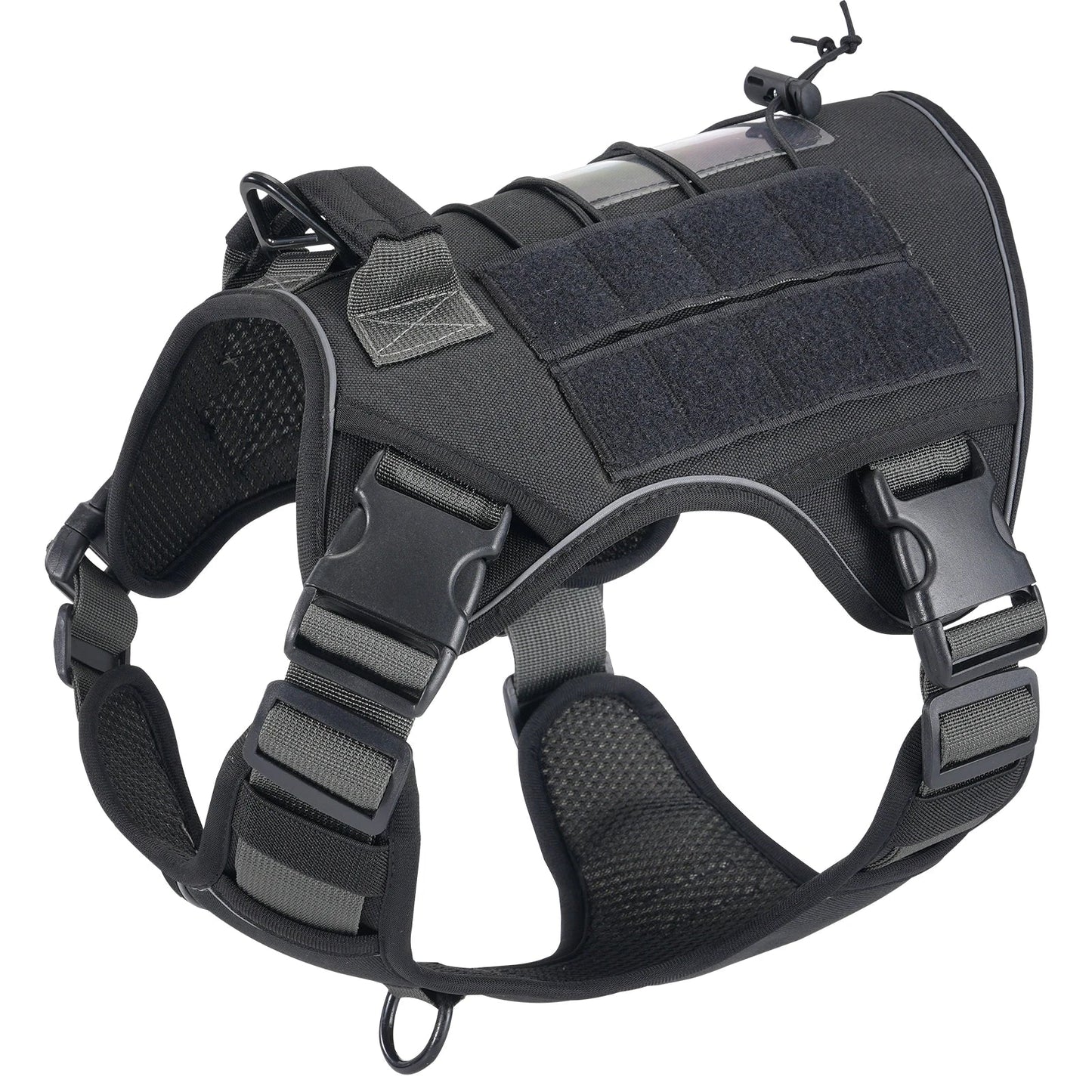 Tactical Dog Harness for Small Medium Large Dogs No Pull Adjustable Pet Harness Reflective Working Training Easy Control Vest