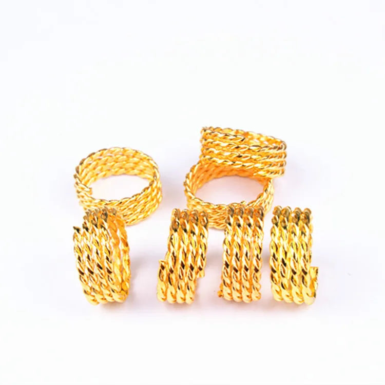 Hair Braid Dreadlock Beads Clips Charms African Braids Cuffs Rings Hip Hop Style Jewelry Dreadlock Clasps Accessories
