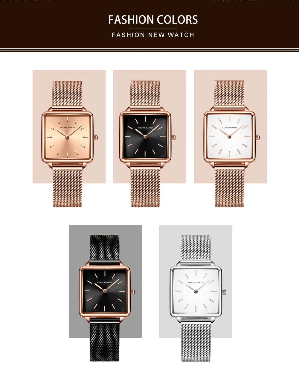 Simple Design Stainless Steel Strap Quartz Machine Core 3ATM Waterproof Wrist Watch Multifunctional Dropshipping Women's Watches