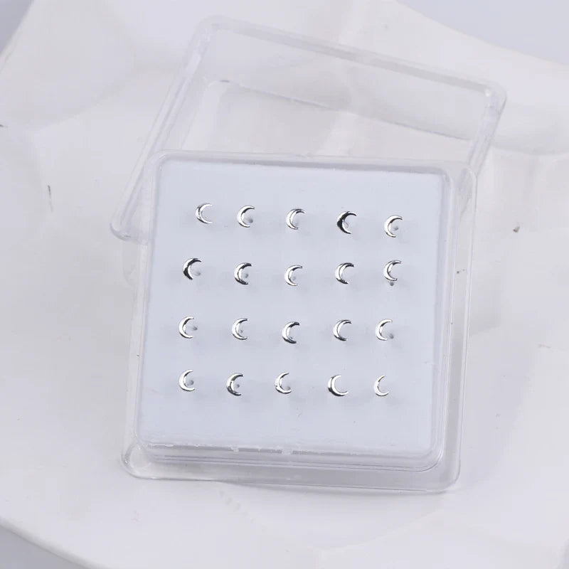Nose Piercing Jewelry for Women Men , Straight Bar Nostril Ring