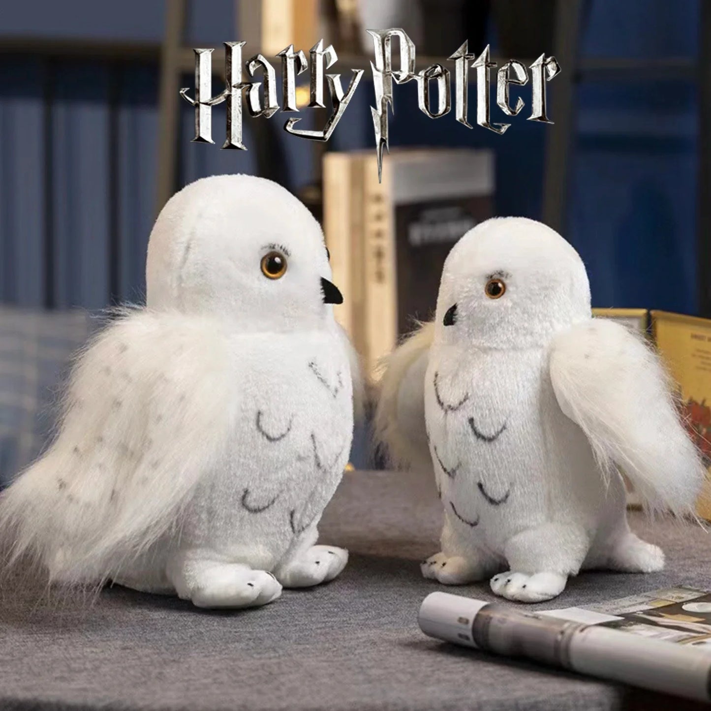 Harry Douglas Guide Owl Model Plush Toys Hedwig Snowy Owl Stuufed Animal Toy Gifts