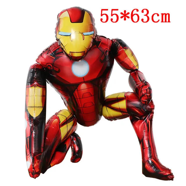 Super Hero Spiderman Foil Balloon Birthday Theme Party Decoration Baby Shower Inflatable Toy Air Globos Supplies