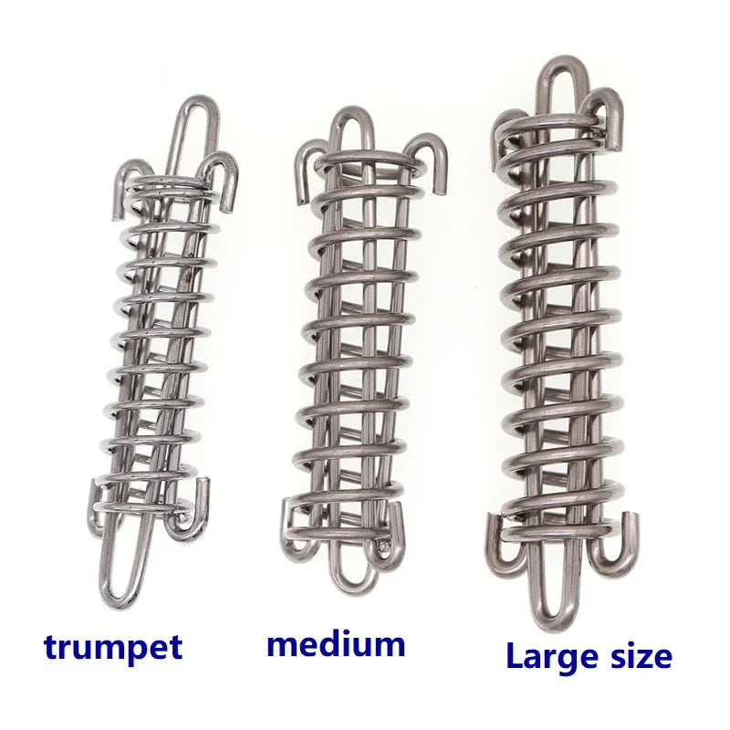 304 Stainless Steel  Tent Spring, Shock Absorption, Dog Chain Springs, Canvas Tent Spring, Outdoor, High Strength
