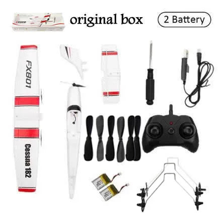 DIY RC Plane Toy EPP Craft Foam Electric Outdoor Remote Control Glider FX-801 901Remote Control Airplane DIY Fixed Wing Aircraft