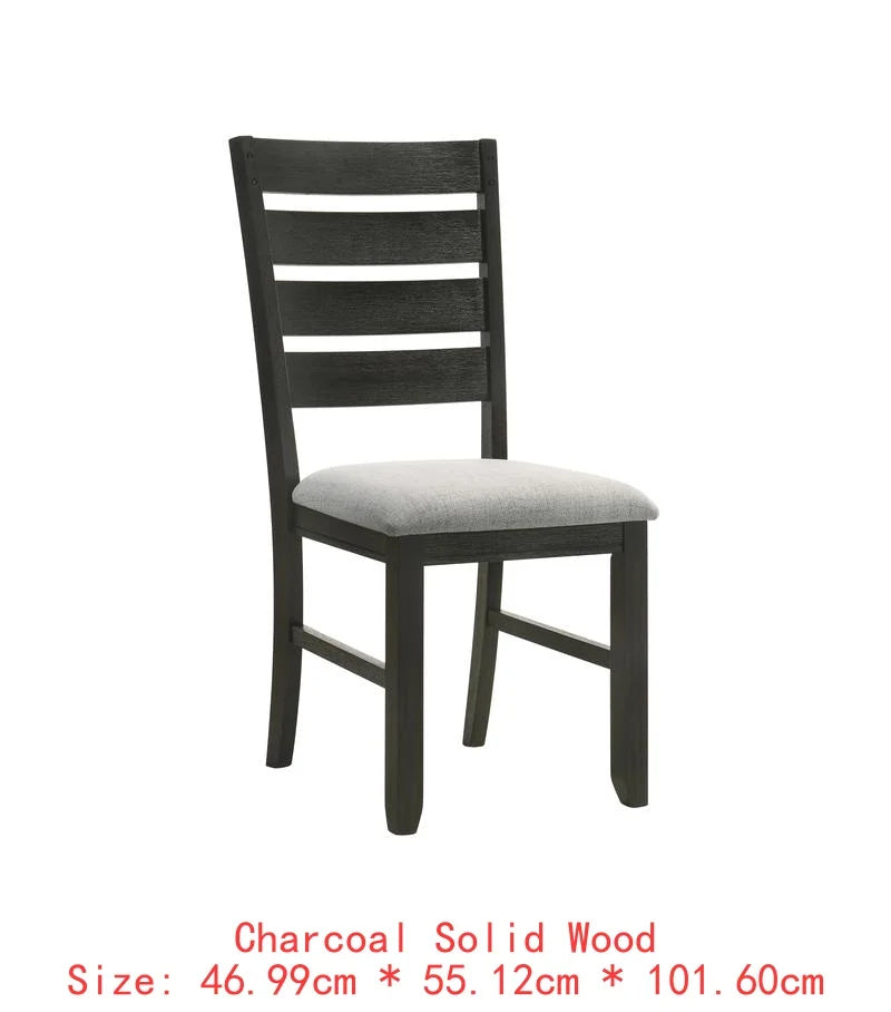 Bennox 5 Piece Counter Height Dining Set, Includes Table & 4 Barstools, Brown