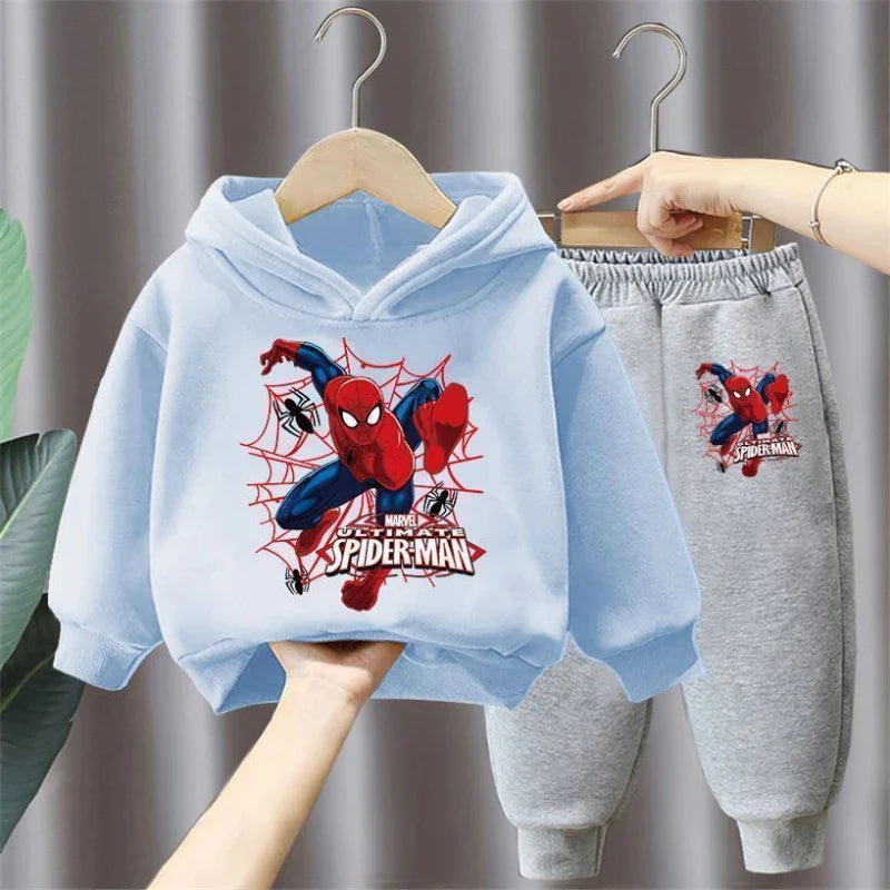 Spring Autumn New Children's Clothing Sets Disney Boys 2pcs Spiderman Kids Tracksuit