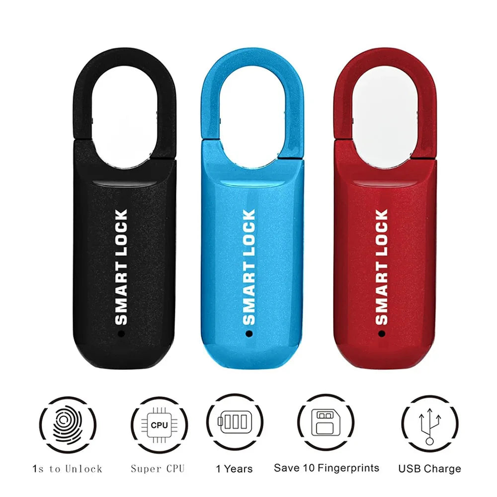 Locker Fingerprint Padlock Smart Keyless Lock
