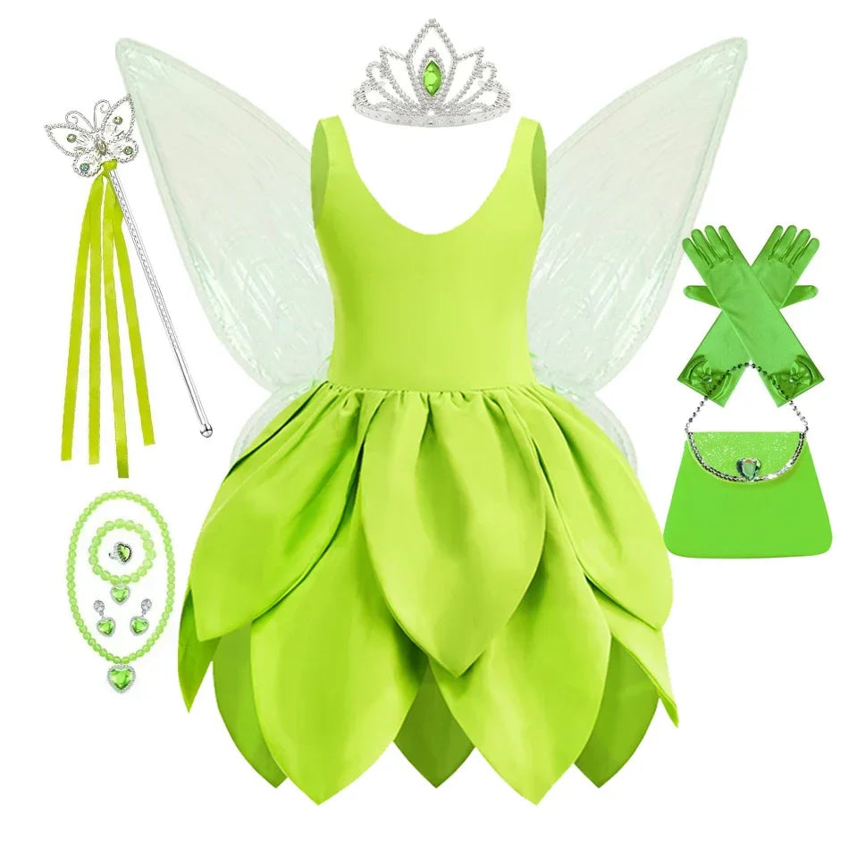 EtherealBe Kids Tinker Bell Halloween Costume Set