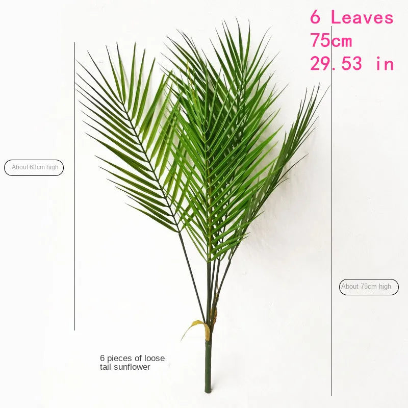 Large Artificial Palm Tree Green Tropical Fake Plants Flower Arrangement Props Home Decoration Hotel Office Deco Accessori