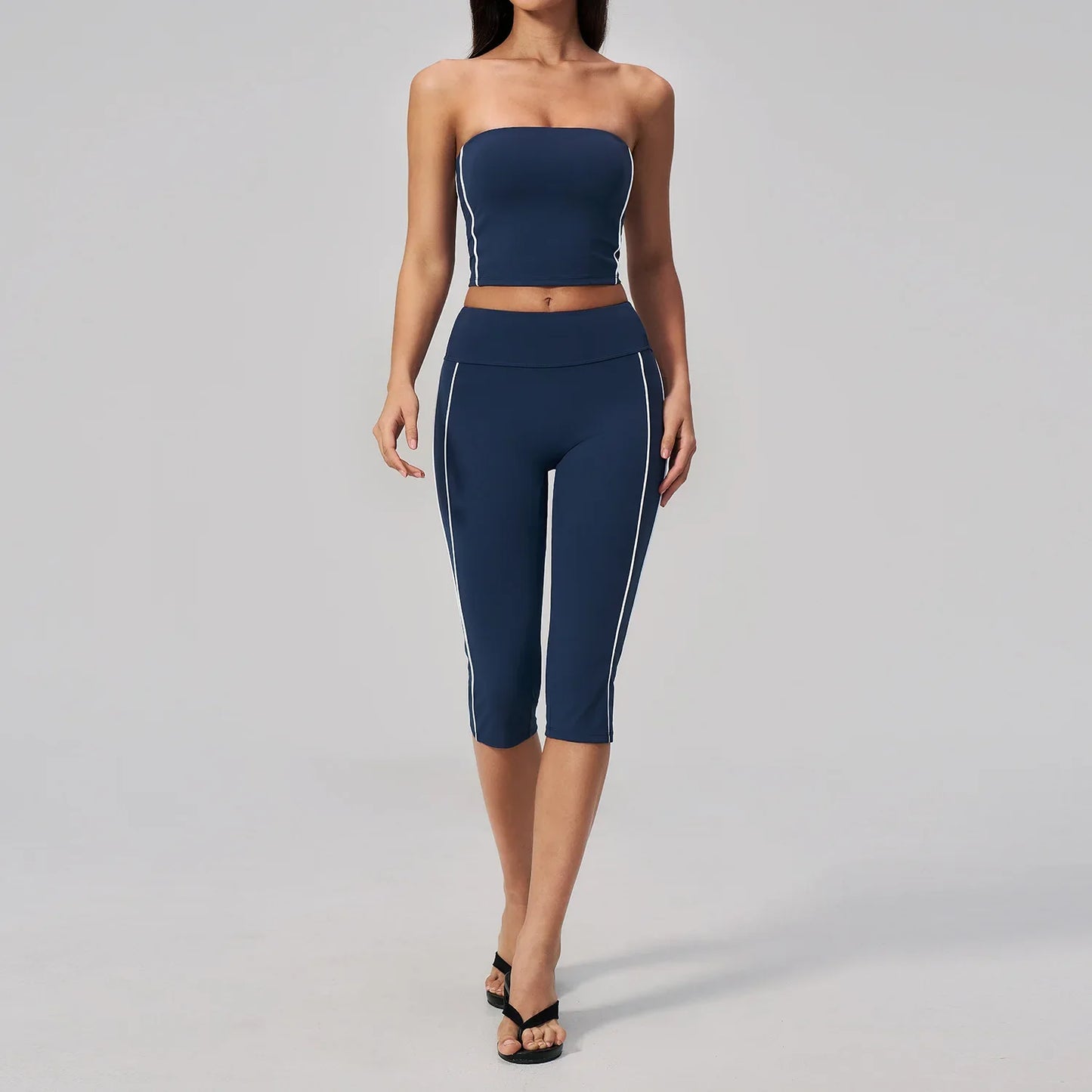 2PCS Yoga Clothes Athletic Wear Women Tracksuit Pilates Fitness Suit Workout Set Push Up Sports Bra High Waist Pants Gym Outfits