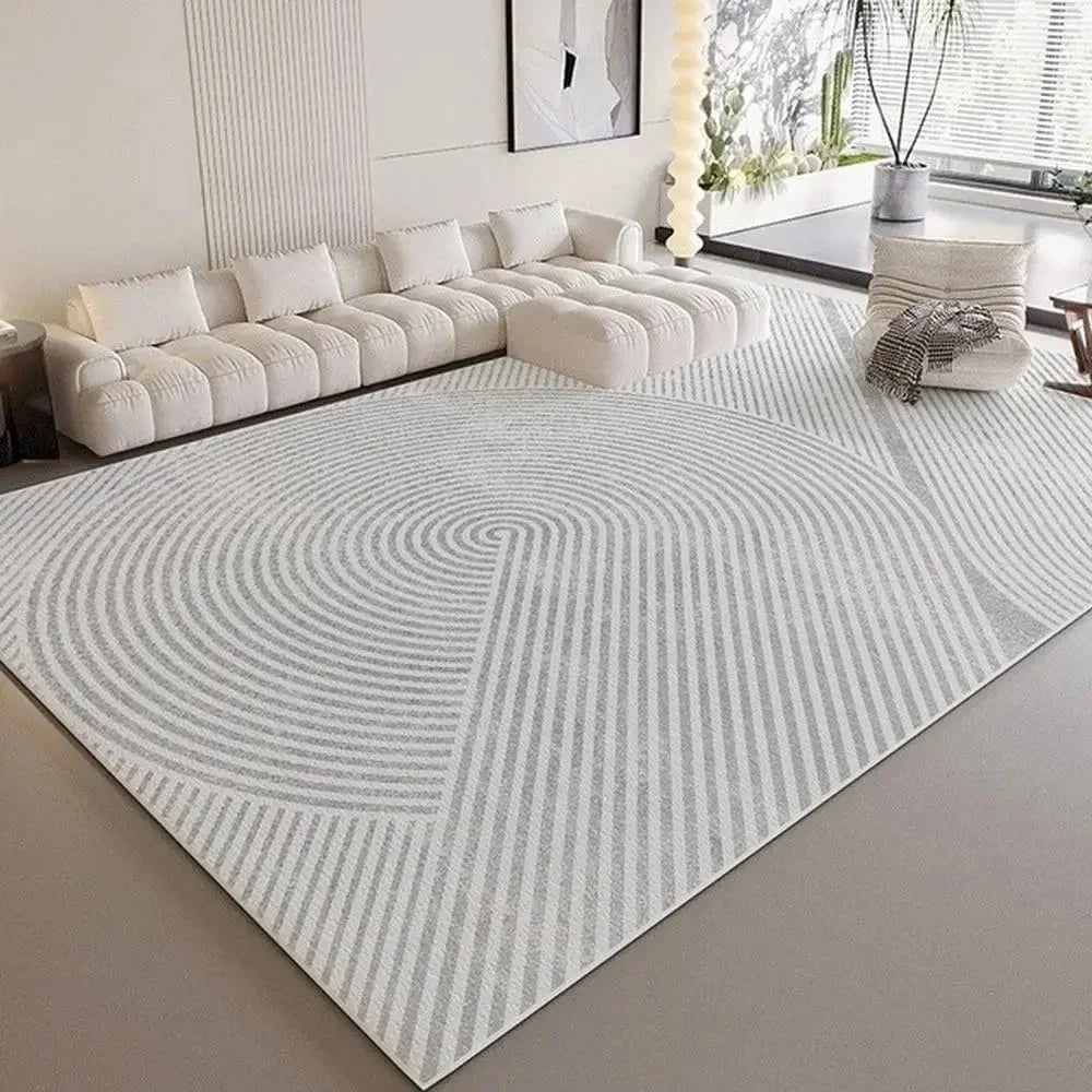VIKAMA Modern Minimalist Area Carpet Easy To Care Non-Slip Living Room Floor Mat Bedroom Cloakroom Carpet Home Decoration