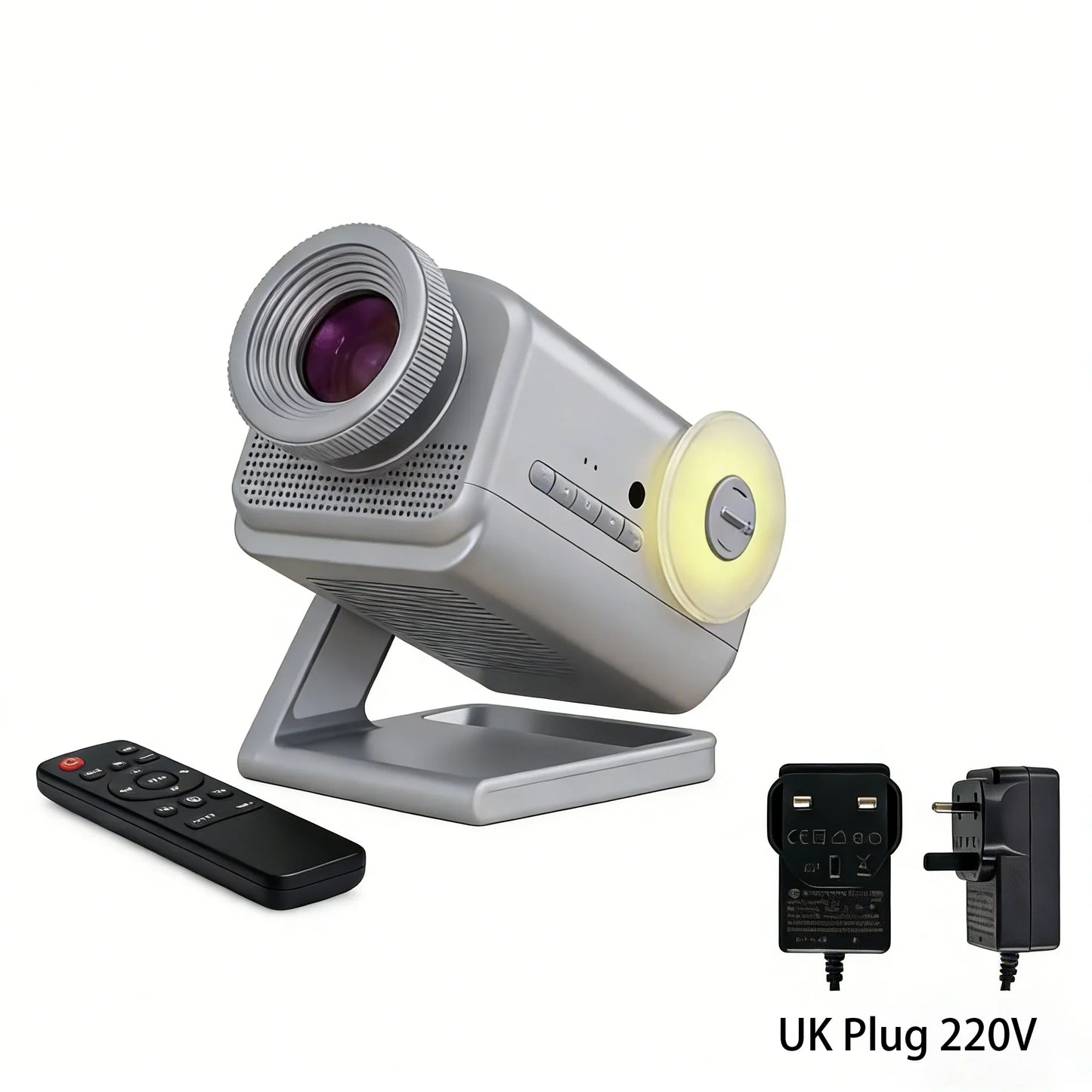Holographic Star Projector: 60 Dynamic Scenes, 3D HD Floating, Home Cinema Effect, Kids Bedroom Light
