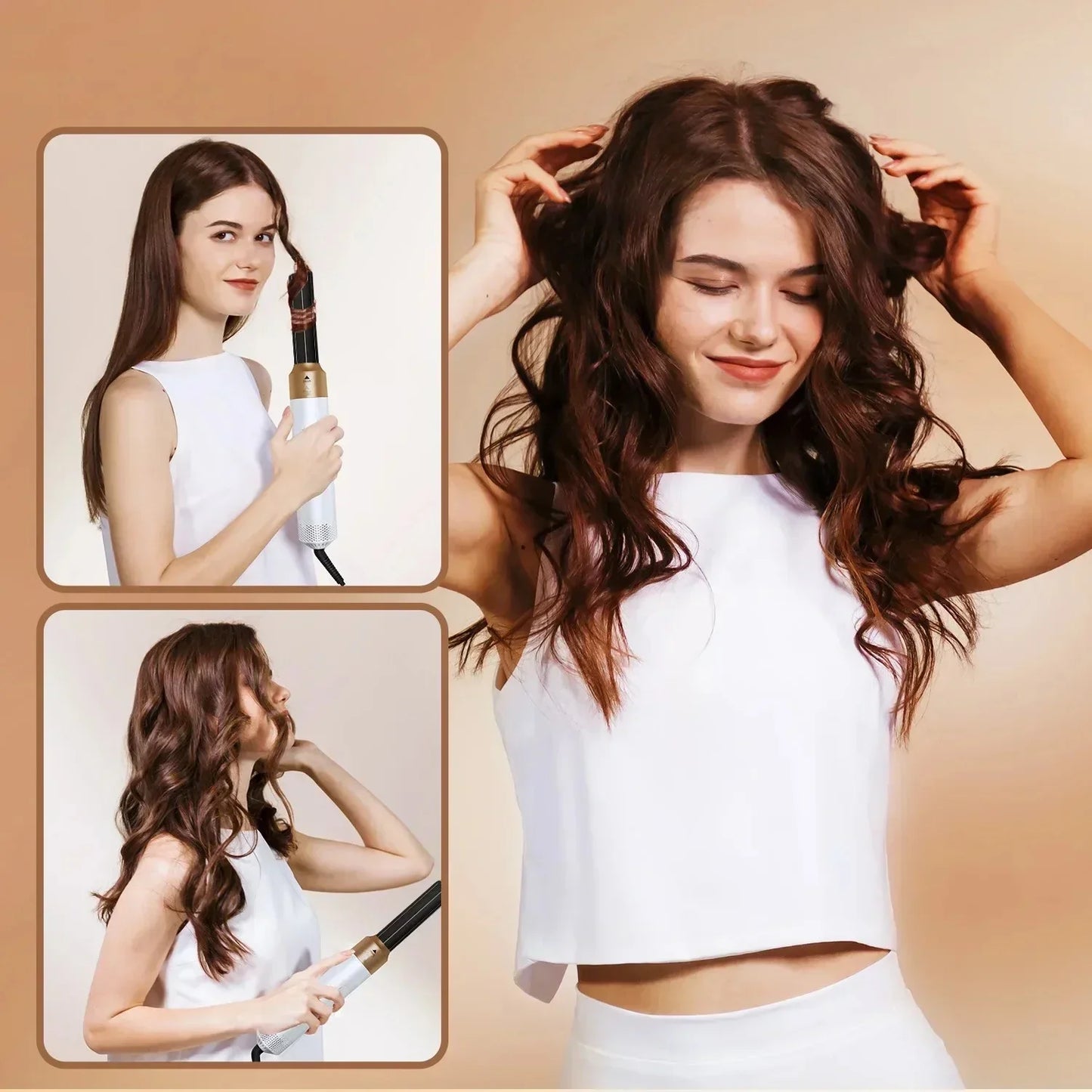 Professional 5 in 1 Hair Dryer Hot Air Comb Curler For Dyso Airwrap Hair Dryer Styling Tool Hair Straightener Hairdressing Tool