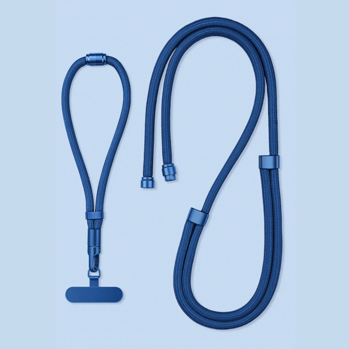 3-in-1 Switchable Mobile Phone Lanyard Adjustable Length Universal Mobile Phone Case Strap
