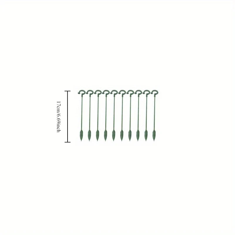 10pcs Potted Plant Support Racks Durable Floral Climbing Stands Home Garden Decor Gardening Tools