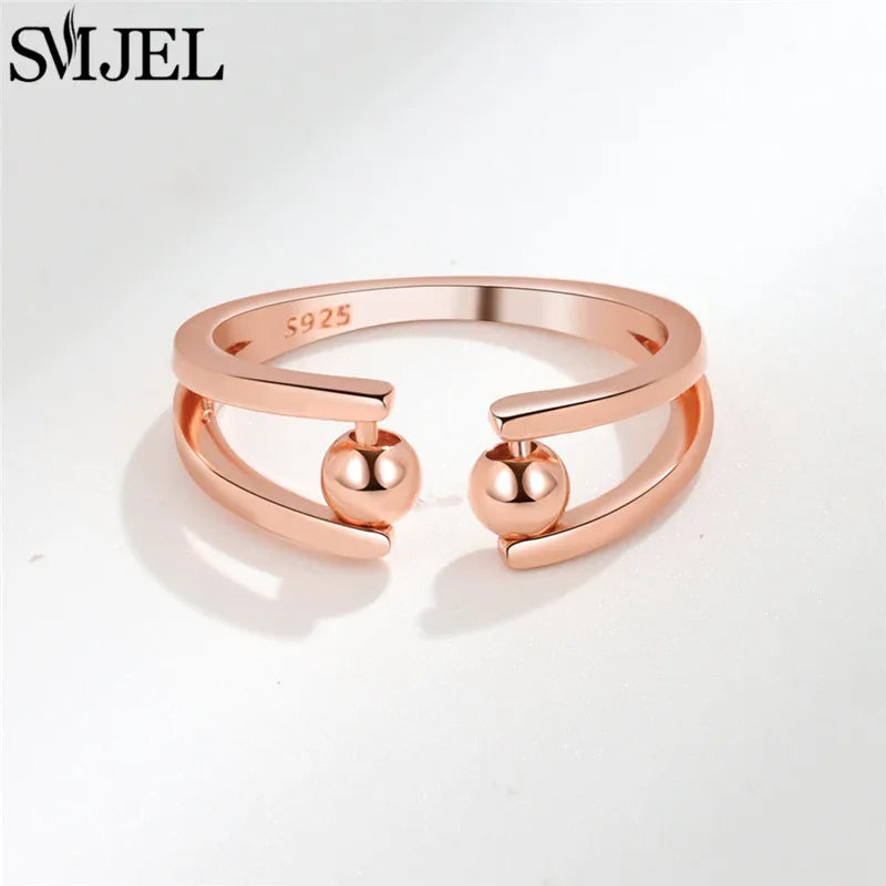 Vintage Dandelion Anxiety Ring Fidget Spinner Rings for Women Stackable Finger Ring Anti Stress Engagement Jewelry Rotate Gifts