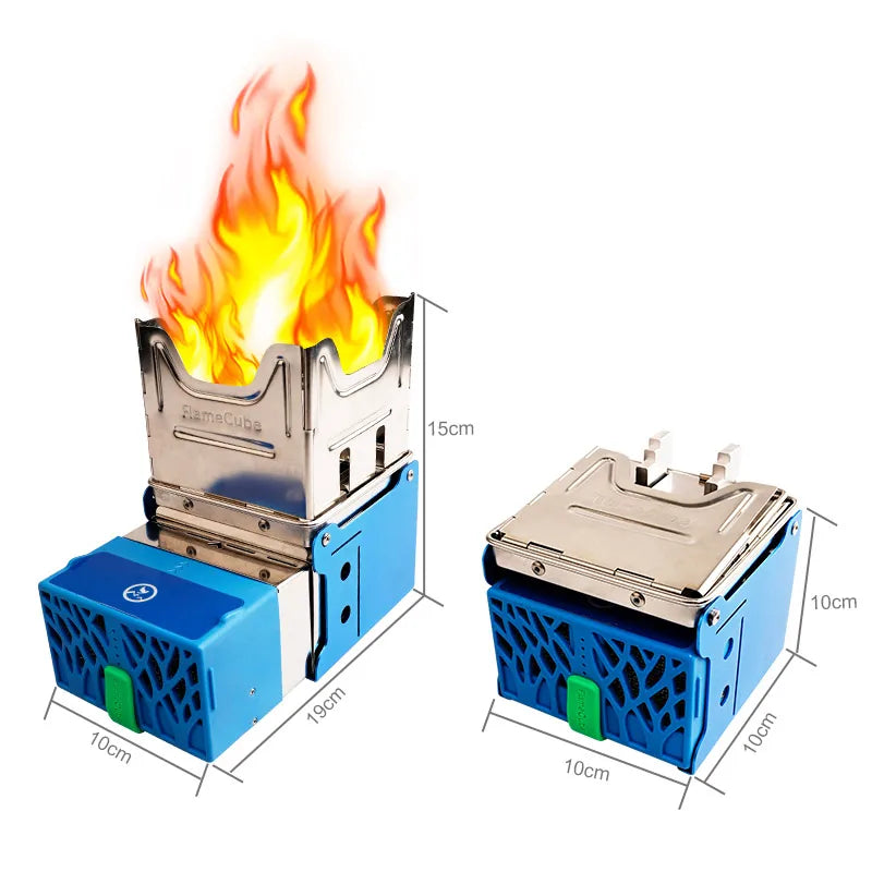 Camping Equipment Mini Stove Survival Portable Supplies 4 Minute 1L Water Tourist  Burner Grill Stand Cookware Hiking Outdoor BB