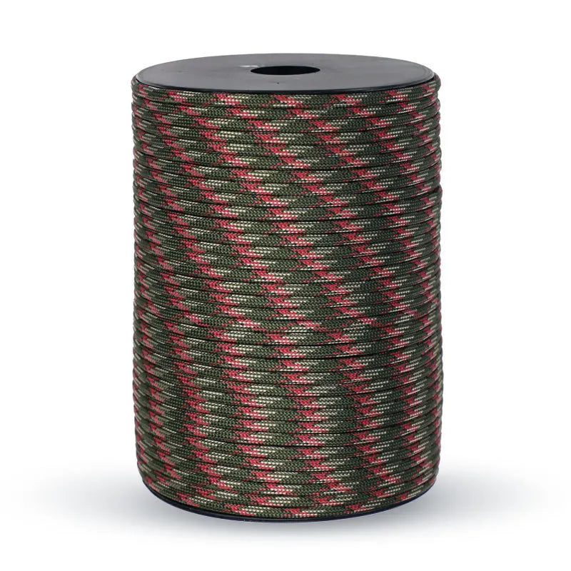 100/50m 550 Military Standard 9-Core Paracord Rope 4mm Outdoor