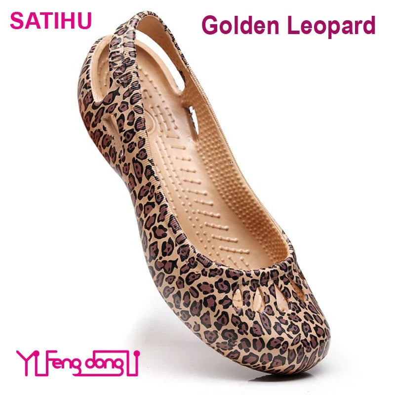 Self shipped Satihu Summer New Lightweight Anti Slip Hole Shoes  Clog For Women's Flat Bottom Sandals Nurse Outdoor Beach Jelly