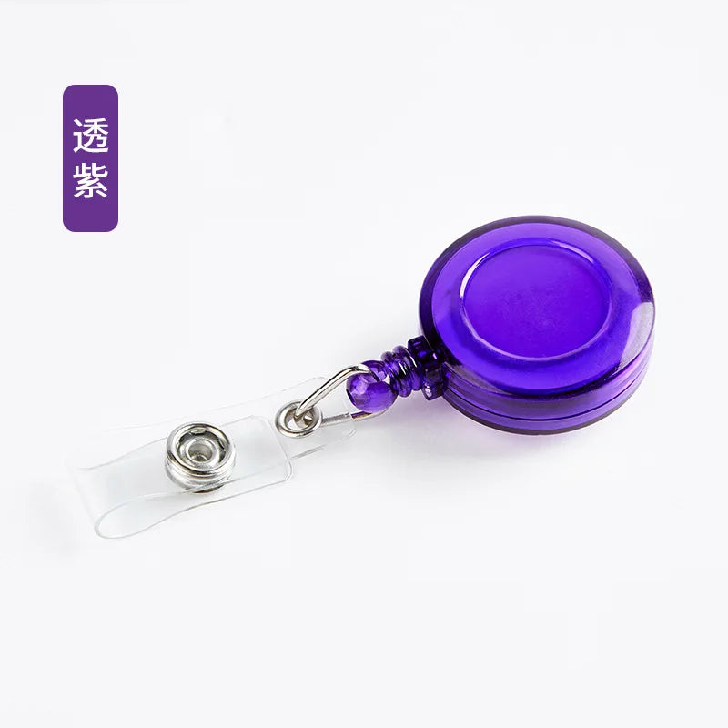 10pcs Retractable Badge Holder Clips for Nurse ID Badge, Reel with Belt Clip Doctor ID Card Chain Clips School Student Office.