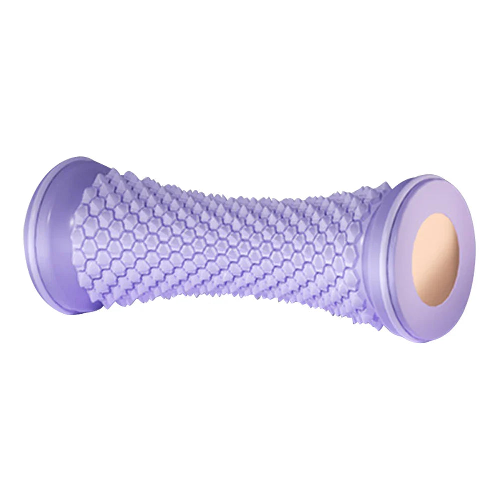 Foot Massage Roller Ergonomic Yoga Plantar Foot Roller Multifunctional Reflexology Foot Massager for Deep Tissue Muscle Massage