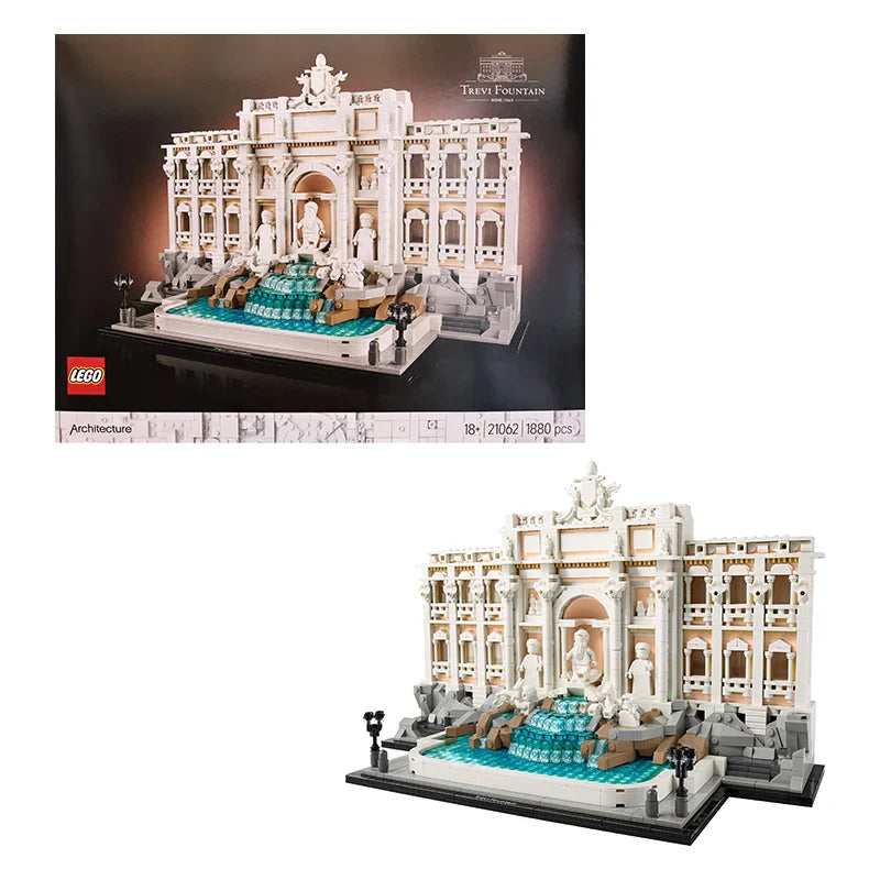 Lego 21062 Roman Wishing Fountain Building Series Retro Building Men's and Women's Building Toys Building Blocks Gifts