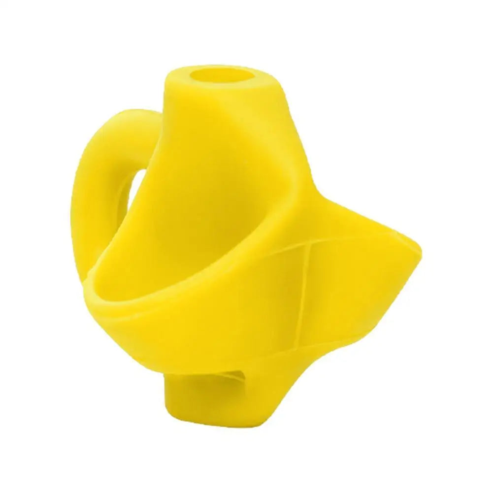 3 Finger Silicone Pencil Pen Holder Children Writing Learning Tool Stationery Aid Grip Posture Correction Device 1 Piece/ Set
