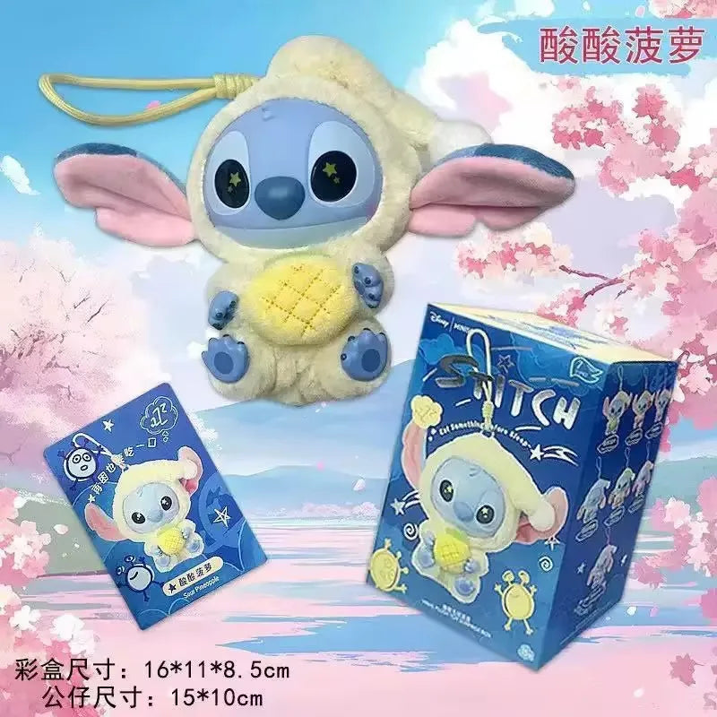 6PVCS Stitch Velvet Blind Box Cute Blind Box Plush Doll Alien Stitch Peripheral Blind Box Pendant