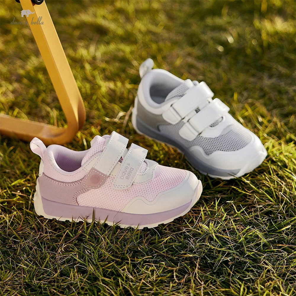 Dave Bella Children Sneaker Kids Shoes Spring Autumn Anti Slip Boys Girls Breathable Sports Shoes Cozy Casual Outdoors DB1262024