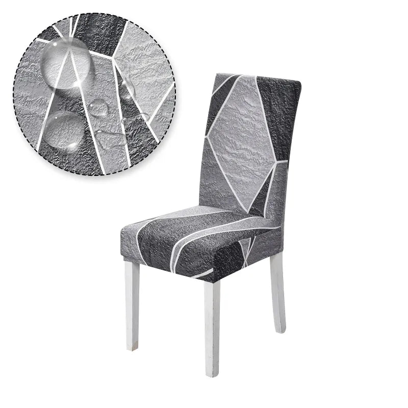 Chair Cover Printed Stretch Anti-dirty Elastic Seat Cover used For Wedding Party Home Kitchen Dining Room office living room