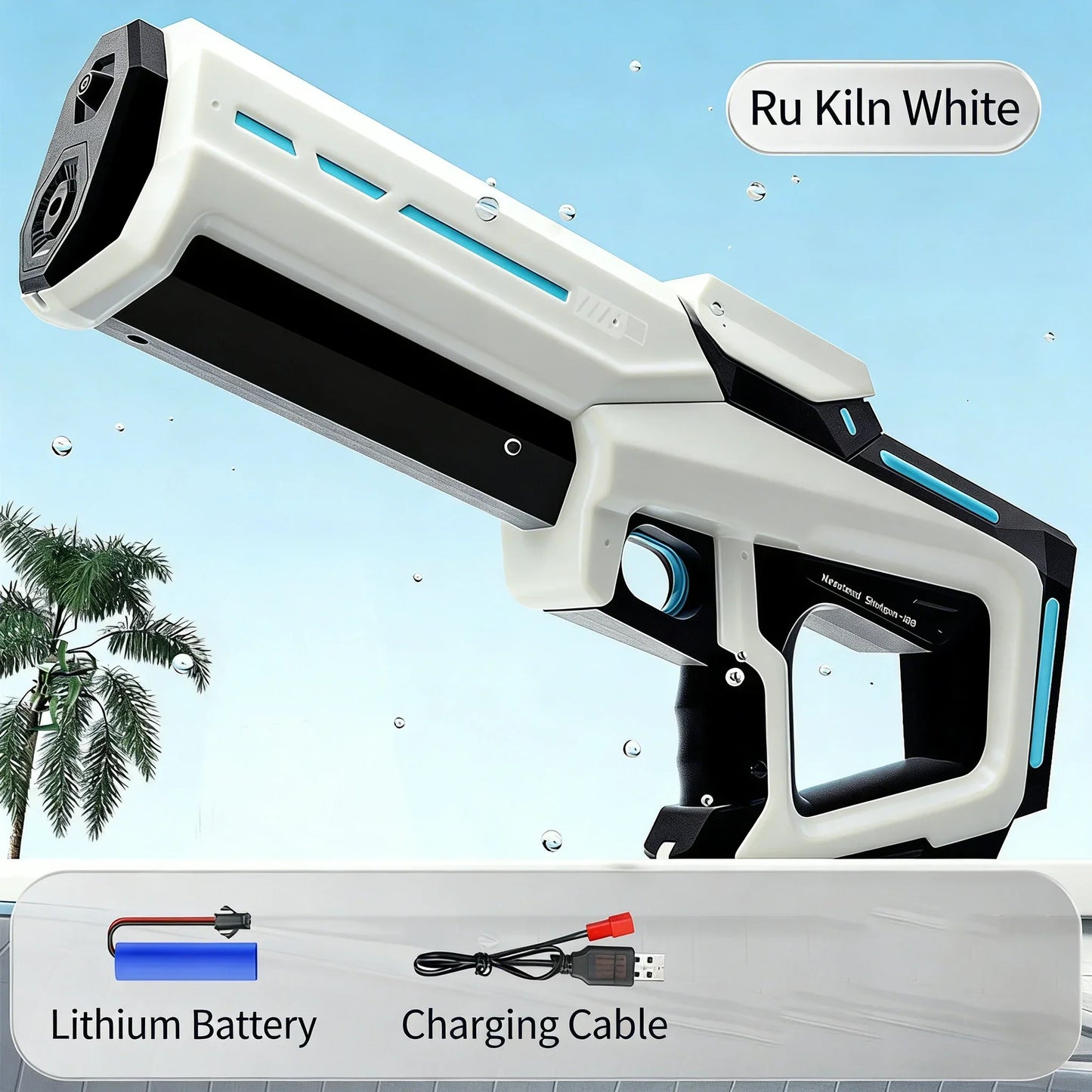 Electric Water Gun Automatic Storage Water Gun Large-capacity Continuous Spray Summer Outdoor Toy Water Gun Children's Gift