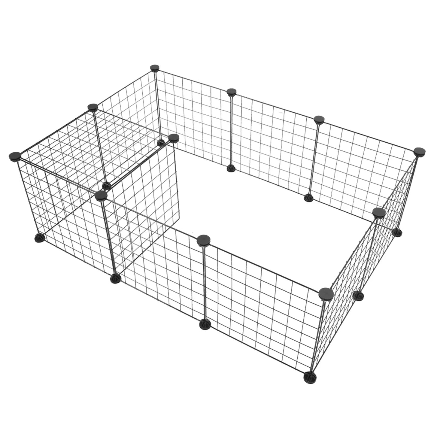 Pet Playpen Small Animal Cage Indoor Portable Metal Wire Yard Fence for Animals Guinea Pigs Rabbits Kennel Crate Fence Tent