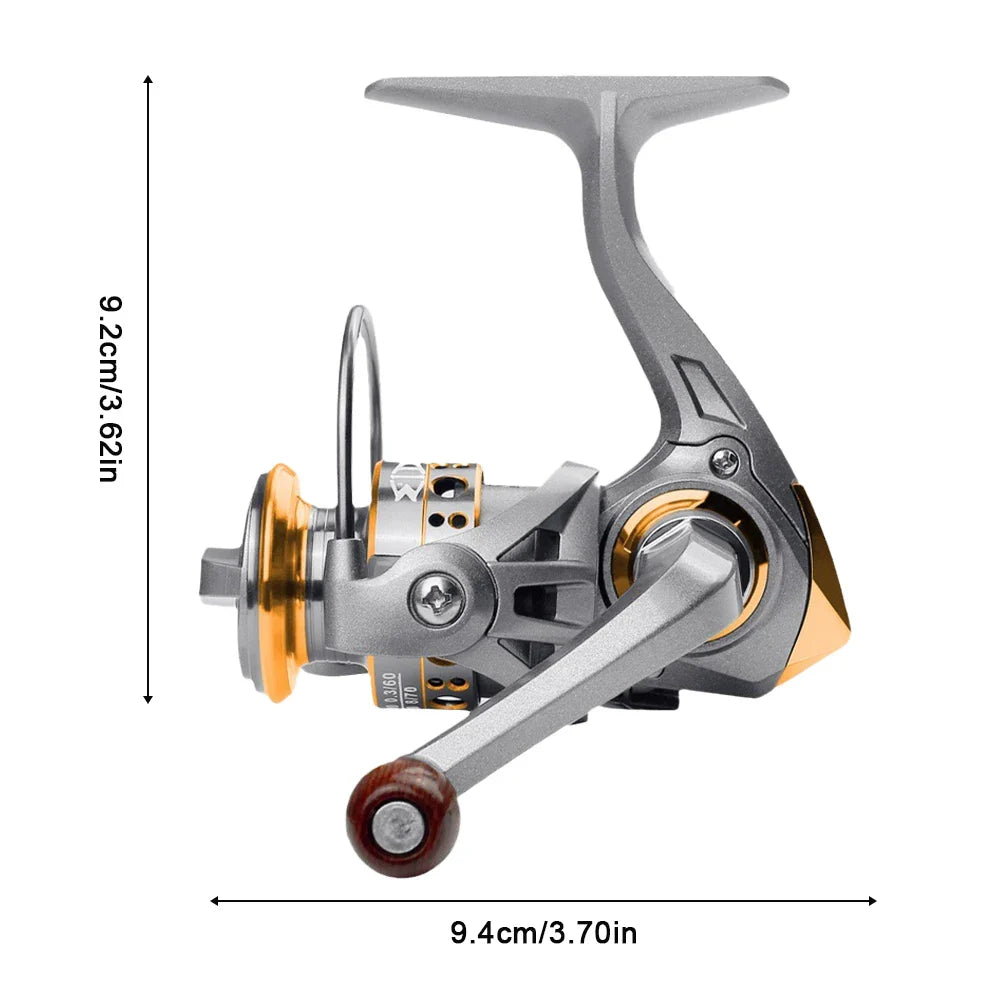 Professional fishing accessories, all metal spinning wheel ice fishing, raft fishing ,500 type fishing.
