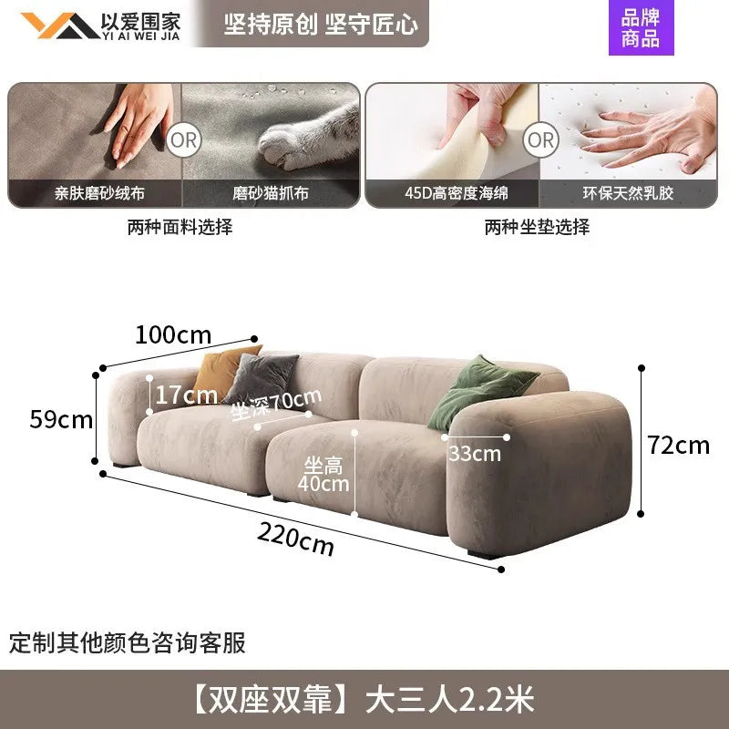 Comfortable Lounge Divano Soggiorno Di Lusso Luxury Furniture  Modern Living Room Sofas Minimalist Sectional Puff Corner Sofa