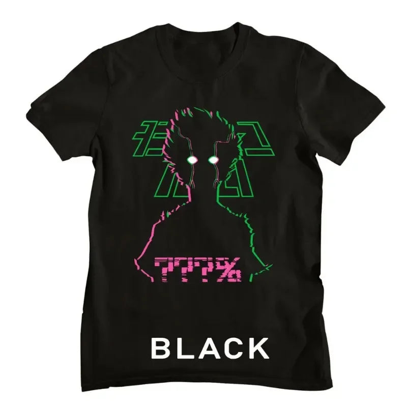 Mob Psycho 100 Shirt New Top Shigeo Kageyama Angry Rage Anime Manga New Shirt Graphic T Shirts  Oversized T Shirt  Women Clothes
